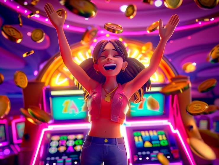 Ilustrasi meja kasino live dengan dealer profesional menawarkan pengalaman nyata